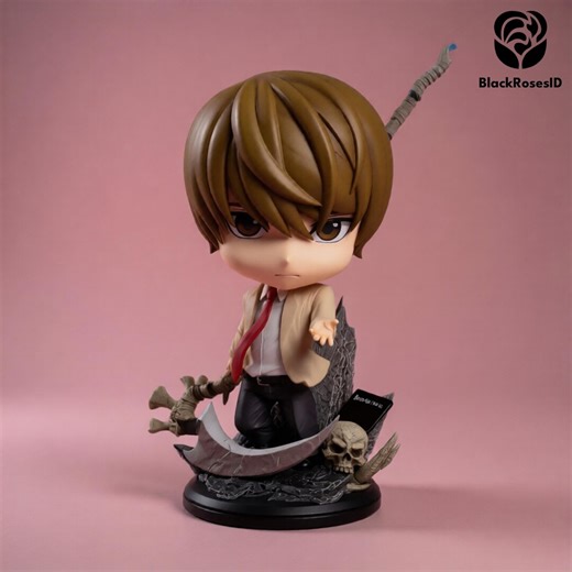 Chibi Notebook Justice Boy STL 3D Model 1/10 Scale Anime Style Figure Pre Supported STL LYS - Etsy