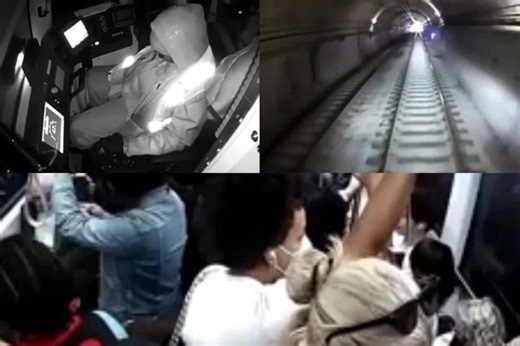 Train passengers thrown to floor as ‘fatigued’ driver appears to sleep