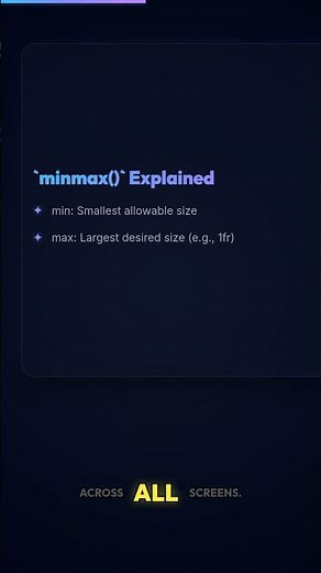 CSS Grid minmax(): Master Responsive UI in 60 Secs!