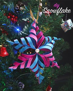 140K views · 422 reactions | HOW TO MAKE SNOWFLAKE | DIY CHRISTMAS...