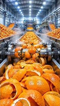 How Orange Peels Become Luxury Clothing 🍊 | Manufacturing Process #orange #usa