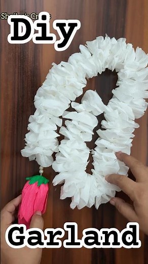 DIY Handmade Tissue Paper Garland | Easy Diwali & Party Decoration Ideas | Best Out of Waste Craft