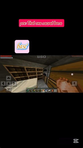 Pro's secret base 🏡 #minecraft