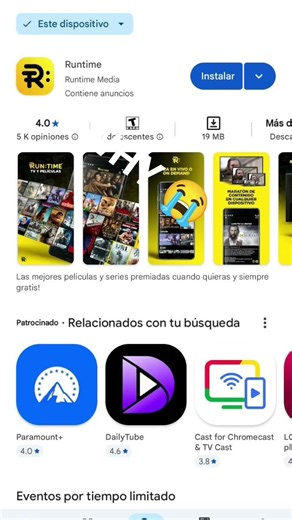 i can't find runtime Android TV On Google play Store 😭😭😭