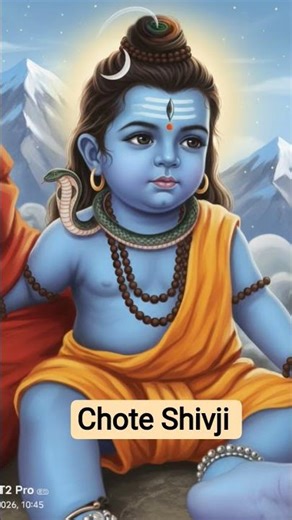 Creating chiku's photo into shivji #cutebaby #mahadev #viral