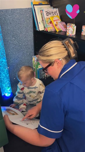 Meet Cruz – a young patient on Ward D35 who’s spent nearly all of his life in hospital. Thanks to support from Nottingham Hospitals Charity, Cruz – and other young patients – are now enjoying magical storytimes in their brand-new library area 📚 What was once an unused corner of the ward has been transformed into a cosy, woodland-themed space, filled with books for all ages. It’s a place where children and parents can step away from the bedside and escape into stories together. During Play In He