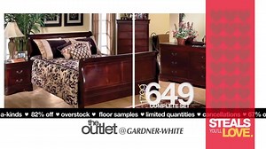 Get Grand Opening deals at The Outlet at Gardner-White! Get special, one-of-a-kind pieces at the lowest price! Save money and find the Steals You’ll Love! https://goo.gl/cM7J47 | Gardner White Furniture