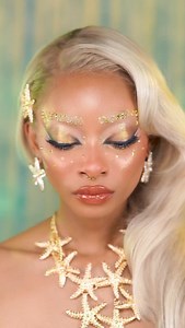 Let’s remove my ocean goddess makeup using @oseamalibu ocean wave cleaner. Dissolves makeup leaving nothing but super soft bouncy fresh skin 🫧🌊 | Nyane