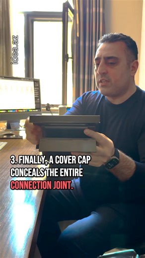 5.1K views · 83 reactions | Our modular railing system is easy to install and built to last. Anchored base frames, sleeves, and cover caps create a clean, durable finish with no extra measuring. Made from galvanized, powder-coated metal for any weather. Perfect for terraces, balconies, gardens, and poolsides. . #IDEABaku #ModularRailing #OutdoorDesign #CustomProjects . https://www.idea.az/ru/ | IDEA | Facebook