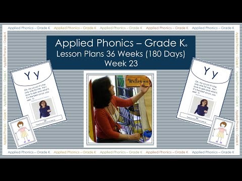 Applied Phonics - Grade K Week 23