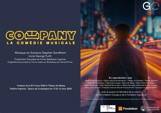 "Company" : le musical de Stephen Sondheim en tournée en France à partir du mois de mars  - Bulles de Culture