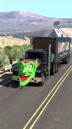 Ats 🚚 | Western Star 4964 Green Goblin | 🚚#shorts #truck #ats #mods