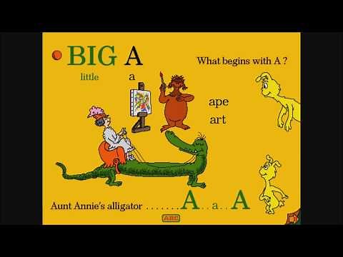 Living Books: Dr. Seuss's ABC - Letter A (Walkthrough/Gameplay)