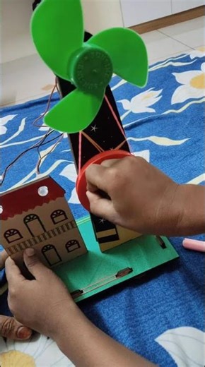 windmill working model with light