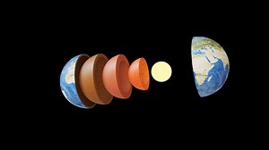 Earth Animation Showing Layer Structure On Stock Motion Graphics SBV-353023151 - Storyblocks