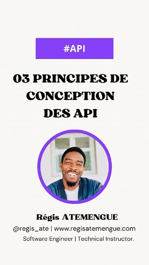 3 Principes de conception des API #API #developer #coding #software