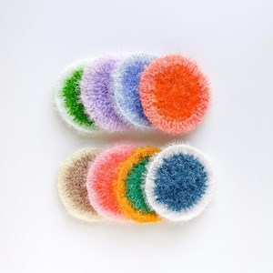 Crocheted Dish Scrubbies: Korean Style Reusable Pot Scrubber, Set of 2 - Etsy