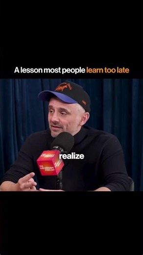 A lesson most people learn too late