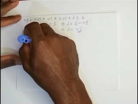 Calculating probabilities and the mode of a discrete random variable