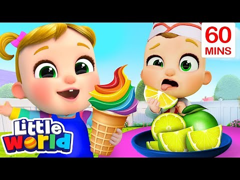 Flavor Song (Sweet & Salty) | Kids Songs & Nursery Rhymes by Little World