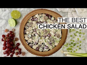 Healthy Chicken Salad with Grapes & Tarragon | Light, Fresh & Flavorful!