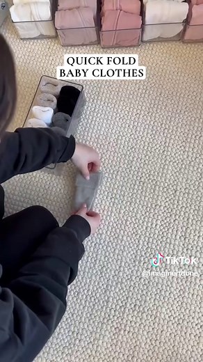 Organiza la Ropa de Bebé con Este Método de Plegado