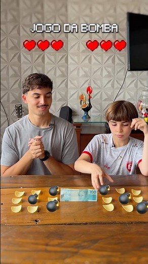 BOMB GAME WORTH 100 BRL AGAINST MY BROTHER! 💣