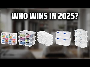 The Top 5 Best Plastic Storage Boxes in 2025 - Must Watch Before Buying!