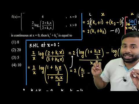 JEE Mains -PYQ- 2025- If the function is continuous at x=0,