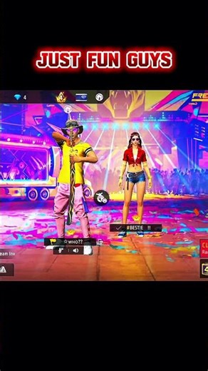 just fun with bestie part-2 #shorts #freefire #shortsfeed