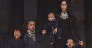 Kim Kardashian Shares Rare Photo With All of Her Kids