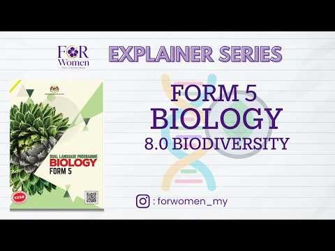 Biology Form 5 - Chapter 8.0 Biodiversity