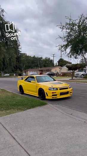 11 reactions · 10 comments | Christmas gift for who?! R34 #Nissan #Skyline #R34 #RB26 #YellowR34 Yellow Color code EV1 Electric Yellow Only 1% ever made in this color 600 whp RB26 motor 2 Step beast  Fully built motor Forged HKS pistons Forged Manley Rods HKS Cams 1,050cc injectors Garret GX3584RS LSD rear Differential Nismo LMGT4 rims 18x10.5 Advan Apex tires 275/35/18 | Cars And Tan | Facebook