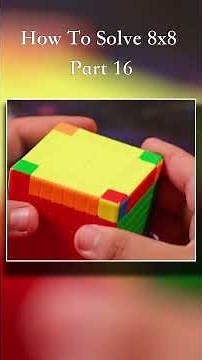 How To Solve An 8x8 Rubik's Cube Part 16 #fypシ゚viral #cubing #speedcubing #8x8 #howtosolverubikcube