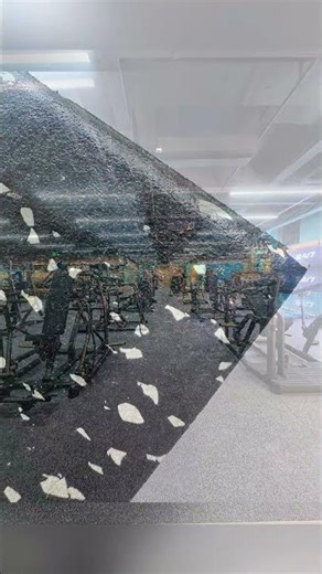 Rubber gym flooring manufacturer producing durable shock absorption rubber roll, rubber tile mat