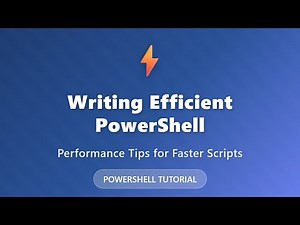 PowerShell Performance Tips: Write Faster & More Efficient Scripts for Beginners