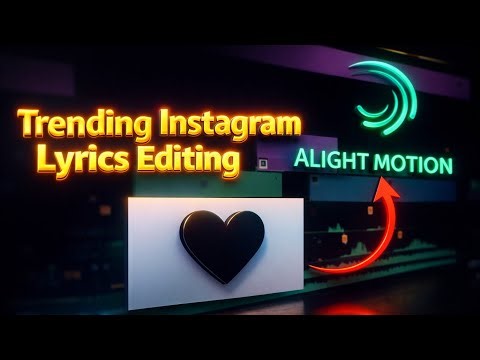 Tutorial Heart Zooming Editing, For Lyrics, A light Motion, Instagram Trending,