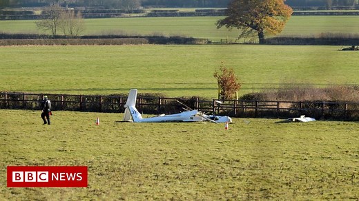 Leicestershire fatal glider crash: Aircraft 'fell from the sky'