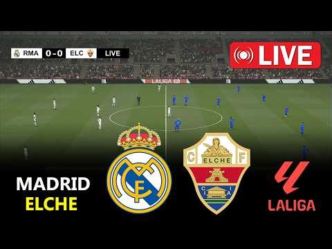 Real Madrid vs Elche | La Liga 2026 | Full Match Streaming | PES 21 Simulation Gameplay