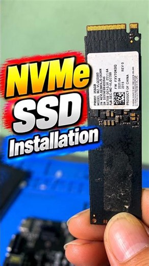 Nvme SSD installation #shorts #ssd #ssdm2 #pcbuild #pgg