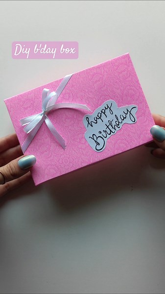 CREATE a Birthday GIFT BOX in 5 Minutes! #giftideas #birthdaygift