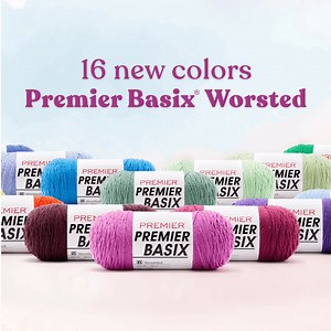 1.3K views · 664 reactions | Discover the 16 new colors added to Premier Basix Worsted Yarn. With 98 colors in total, you are sure to find the right yarn for your next project. | Premier Yarns | Facebook