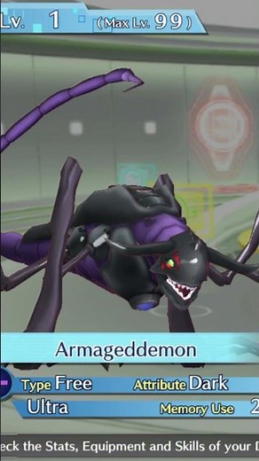 Showcase Armageddemon / Armagemon - Skill Armageddemon / Armagemonn - Digimon Story: Cyber Sleuth