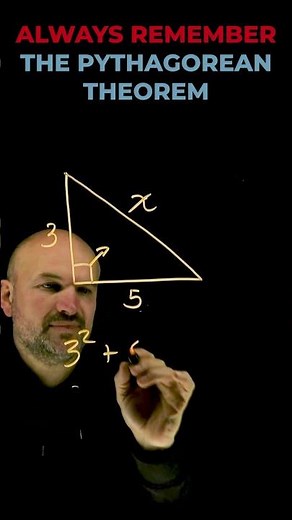 Always remember the Pythagorean Theorem #short Emil Christopher