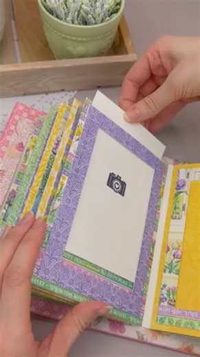 Handmade photo album with picture frames quick and simple