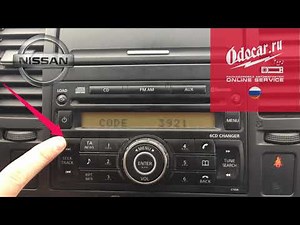 Note,Micra,Pulsar,Xtrail Nissan .Enter radio code.Manual.