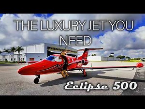 Sleek Private Jet: This Eclipse 500 Is INSANE!