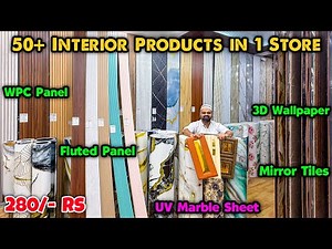 50+ Interior Products in 1 Store | Interior Wall Panels Market in Delhi | UV Marble Sheets,PVC Panel