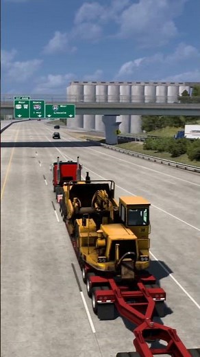 American Truck Simulator Iowa DLC Gameplay City Council Bluffs Truck Freightliner FLB