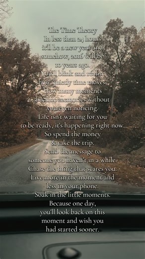 Embrace the Moment: Reflecting on Time and Memories